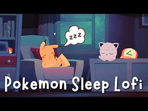 Sleepy Pokémon Lofi | Rainy Bedroom Ambience for Deep Relaxation | Human made [No AI]