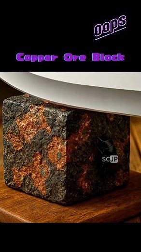 Copper Ore Block | Satisfying ASMR Slice