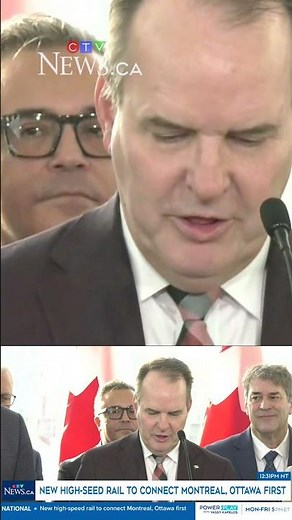 New high-speed rail to connect Montreal, Ottawa first