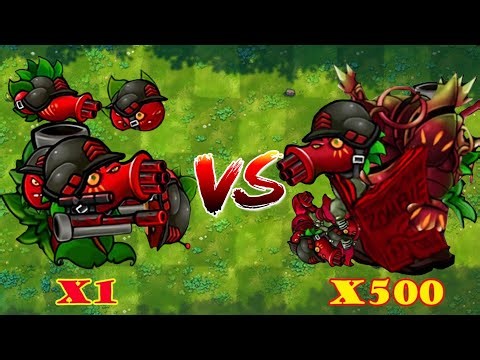 PVZ 1 Fusion 2.7 Challenge!! 1 Plants Fusion vs 500 Gargantuar Professor Cherry Z - Who Will Win?