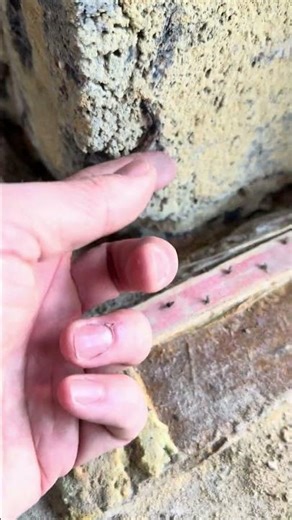 Bridged damp proof course by a solid floor #dpc #dampproofcourse #risingdamp #construction #damp