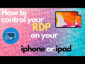 control your ‎RDP on your iphone or ipad 😲