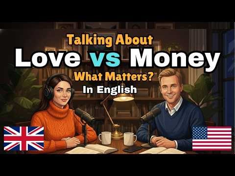 What Is Really Important in Life? Love vs. Money | Easy English Learning Podcast