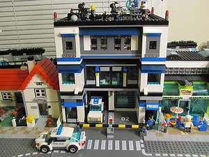Custom Lego Police Station Modular MOC