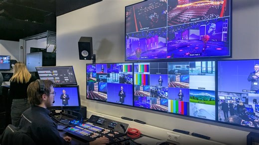 Fortschrittliches AV-over-IP-System für moderne Veranstaltungen