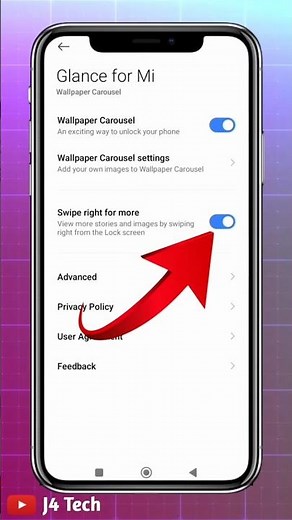 How to make ￼ Swipe right for more ￼ settings 📱🫵😱