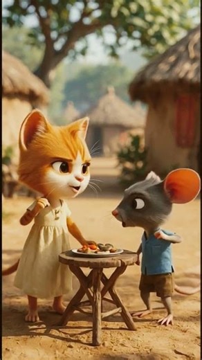 Who Wins? Cat Girl vs Rat Boy 😺🐭 #Rock Paper Scissors #shorts#gamechallenge #catkid#catplay#shorts