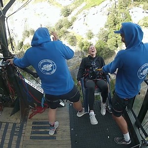 Would you do this bungee jump in a chair... 😱 | UNILAD Adventure