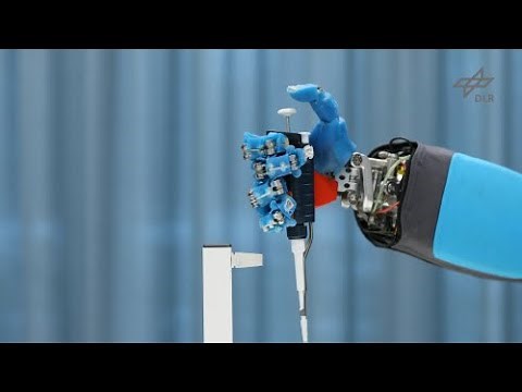 Humanoid robot David shows in-hand manipulation skills