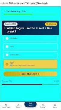 50Questions HTML Quiz - Part 4 of 5