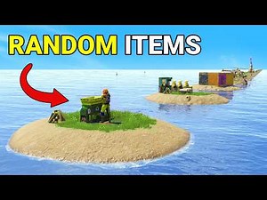 I Gave 150 Rust Players Their Own Islands! - Random Items