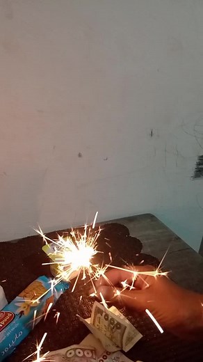 Captivating Sparkler Magic: Indoor Light Show