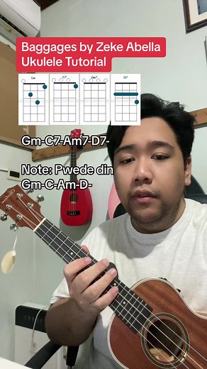 Eto na ang ating Tutorial ng Baggages by Zeke Abella! #mayukulelekaba #learnontiktok #longervideos #tiktokph #ukuleletiktok #uketok #ukulele #ukuleletutorial #ukulelechords #philippines #opm #baggages #zekeabella