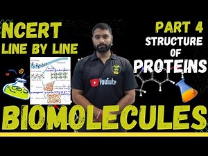 Structure of proteins biomolecules class 11th NCERT Line by line | Biomolecules NEET