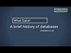 Relational Databases - A Brief History