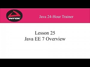 1. Wrox: Java EE Tutorial Overview