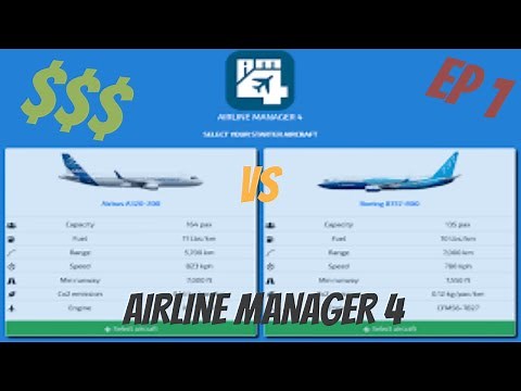 How do I make money on Airline Manager 4? | What planes should I buy? | Ep 1