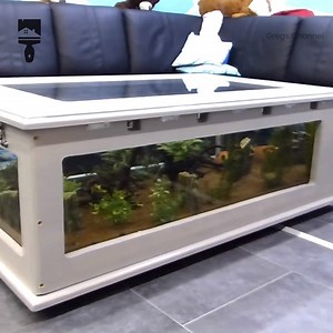 52K views · 655 reactions | This DIY aquarium coffee table is amazing!  Greg's Puzzle Page | Ultimate | Facebook