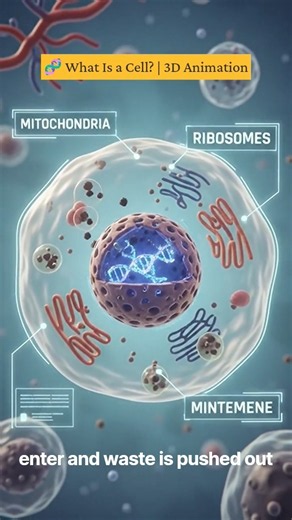 🧬 What Is a Cell? | 3D Animation🎬 🧬 What Is a Cell? 🔬 | The Building Block of Life | 3D Animation