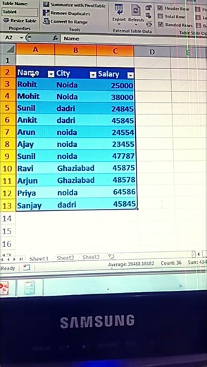 Excel me filter kaise lagaye #exceltips #exceltricks #exceltutorial #trendingshorts #viralvideo #new