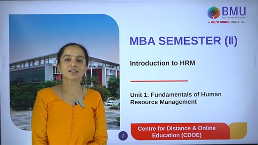 Unit 1.1 Fundamentals Of Human Resource Management