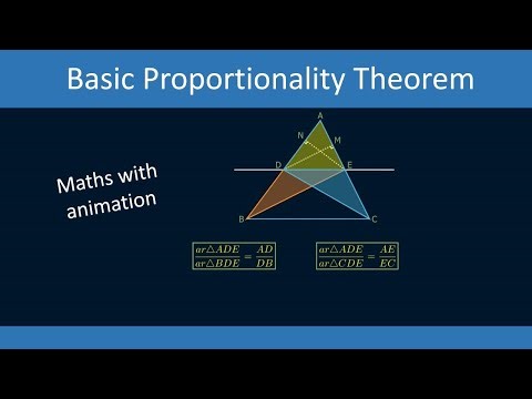 Basic Proportionality Theorem
