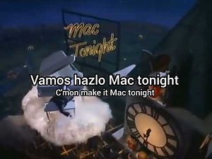 Mac tonight lyrics sub español