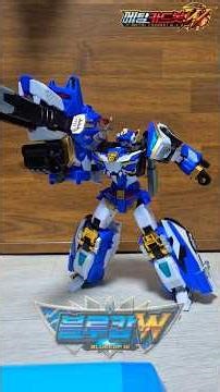 Blue Cop Setup Mode! (Metal Card Bot W Blue Cop Transformation Video)🔵 블루캅 셋업모드! #메탈카드봇w #블루캅 #셋업