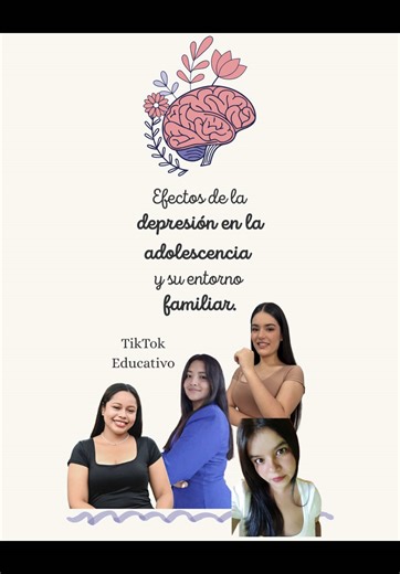 Conoce más sobre la depresión en la adolescencia y su entorno familiar. #SaludMental #DepresiónAdolescente #Psicología #Familia #EducaciónEmocional