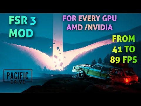 How to install fsr 3 in pacific drive,mod link +Tutorial+fps test