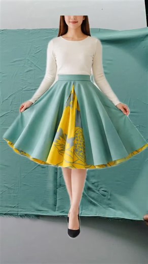 Noor fashion on Instagram: "Latest Skirts Pattern Design Cutting and Stitching Easy Tricks #trending #stitching #cutting #fashion #Skirtdedign #skirts #Skirtdesign #skirtstutorial #Skirtsweing #clothings #clothingbrand"