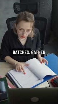 How I Save Hours Daily by Batching Tasks!