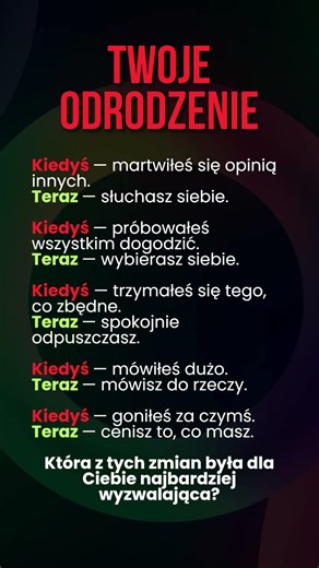 ⏳ Twoja przemiana: Droga do siebie #cytaty #motywacja #głębokiecytaty