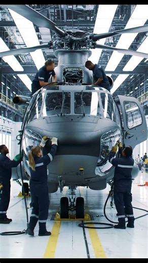 Watch The Incredible Assembly Of A Giant Helicopter!