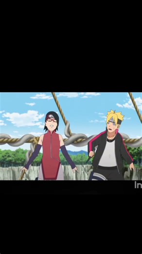 Borusara moments 😏#boruto #sarada #borutonarutonextgenerations #borusara#borutomomoshiki