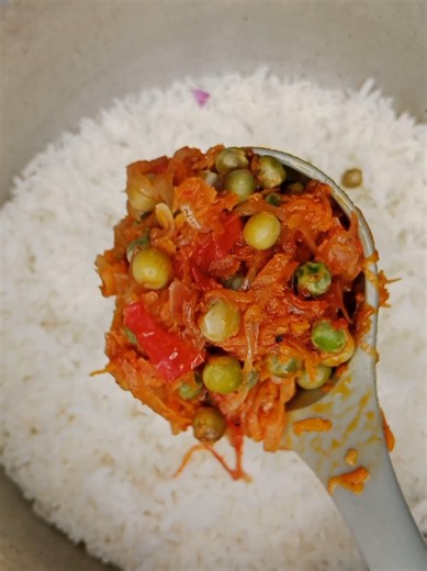 Carrot Rice and Minji Recipe – Easy Rice with Vegetables