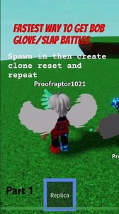 Fastest way to get bob/ slap battles