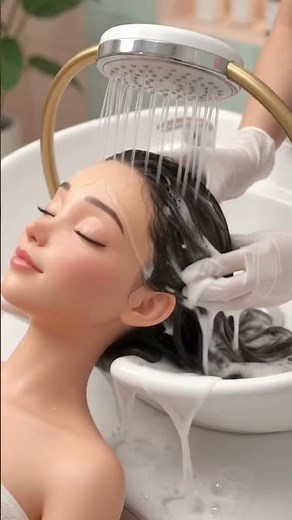 Hair Spa ASMR 🧖‍♀️✨ Relaxing & Satisfying Hair Treatment