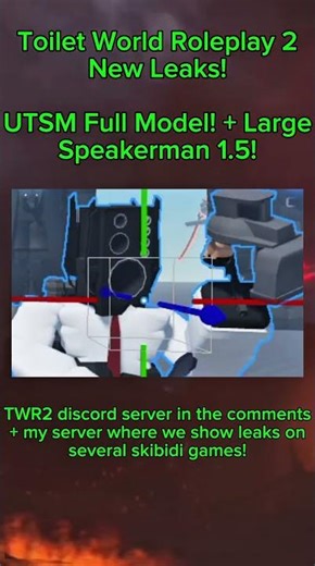 Full UTSM Model! + Large Speakerman 1.5! | Toilet World Roleplay 2 | #shorts #toiletworldroleplay2