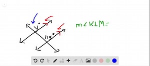 SOLVED:Find each angle measure. m ∠K L M (GRAPH CAN'T COPY)
