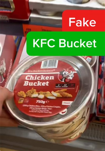Fake KFC Bucket im Vergleich: LIDL vs. Kaufland