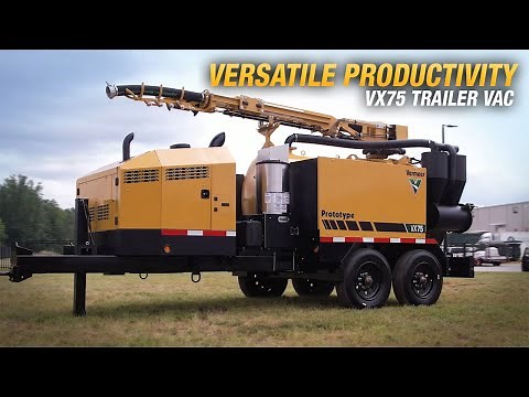 Introducing the next generation of the Vermeer VX75 trailer vacuum excavator