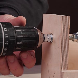 11K views · 12 reactions | Make a Lathe Using a Drill! Thanks for watching! Please be aware that this video is for entertainment purposes only and techniques shown should not be attempted at home! | Awesome | Facebook