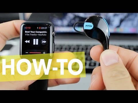 HOW TO USE APPLE WATCH AS iPOD & PAIR WITH BLUETOOTH