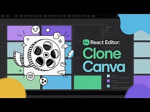 Build a React Canva Clone Whiteboard Canvas Editor Using react-konva Library in Browser Using JSX