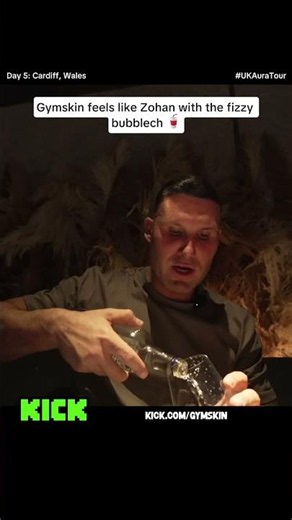 @gymskin feels like Zohan with the fizzy bubblech #gymskin #tokka #ukauratour #adamsandler #film