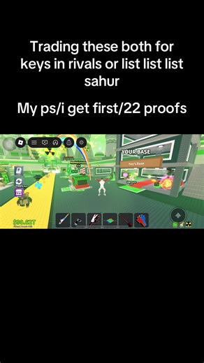 Trading these for keys in rivals or list list list sahur | trading