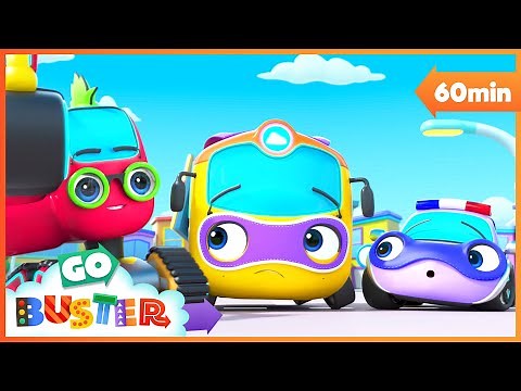 Flying Superhero Buster | Go Buster - Bus Cartoons & Kids Stories