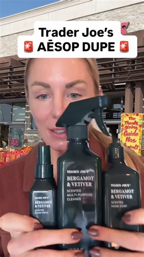 Natasha Fischer on Instagram: "Are the new bergamot and vetiver products from Trader Joe’s a dupe for AĒSOP?"