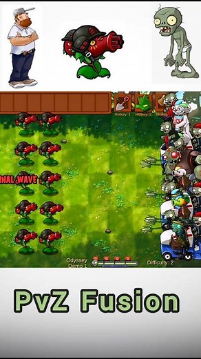 Explode-O-Shooter | Plants vs zombies fusion #pvzfusion #pvz #pvz2